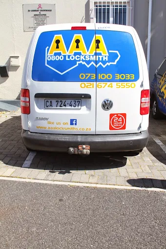 Branded AAA Locksmiths mobile service van